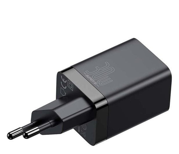 BASEUS sieciowa Super Si Pro Quick Charger 1xUSB 1xUSB-C 30W (czarna) CCSUPP-E01 - 1194211 - zdjęcie 3